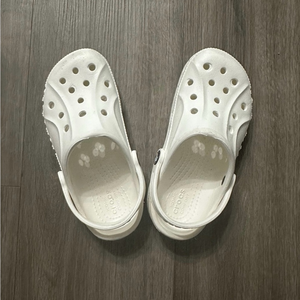 Crocs Kids White Clogs